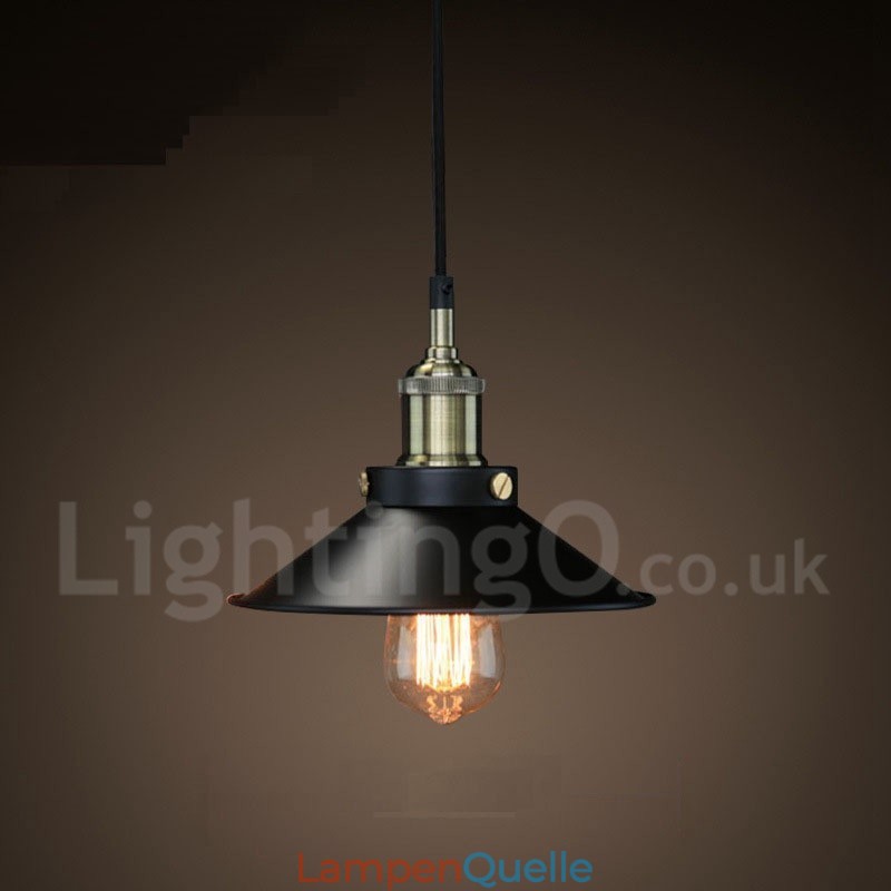 Retro Vintage Metall 1 Licht Pendelleuchte