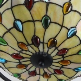 Integrierter Kronleuchter im mediterranen Stil mit 4 Lichtern