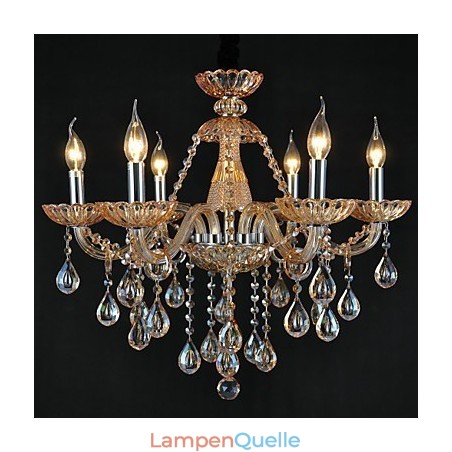 Kronleuchter Kristall Traditionell Klassisch Glas 6 Licht Kronleuchter Kristall Traditionell Klassisch Glas 6 Licht