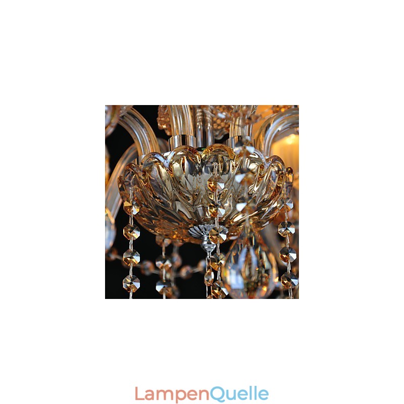 Kronleuchter Kristall Traditionell Klassisch Glas 6 Licht