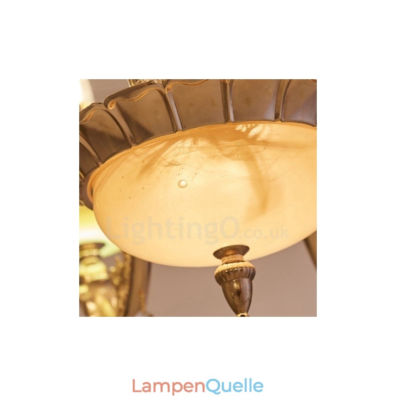 6-flammiger traditioneller klassischer integrierter Kronleuchter aus Metall