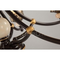 3-flammiger traditioneller klassischer integrierter Kronleuchter aus Metall