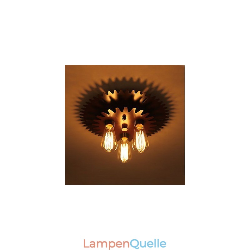 Schwarze geformte Deckenlampen Wandlampe Lampe einfache Maschinen