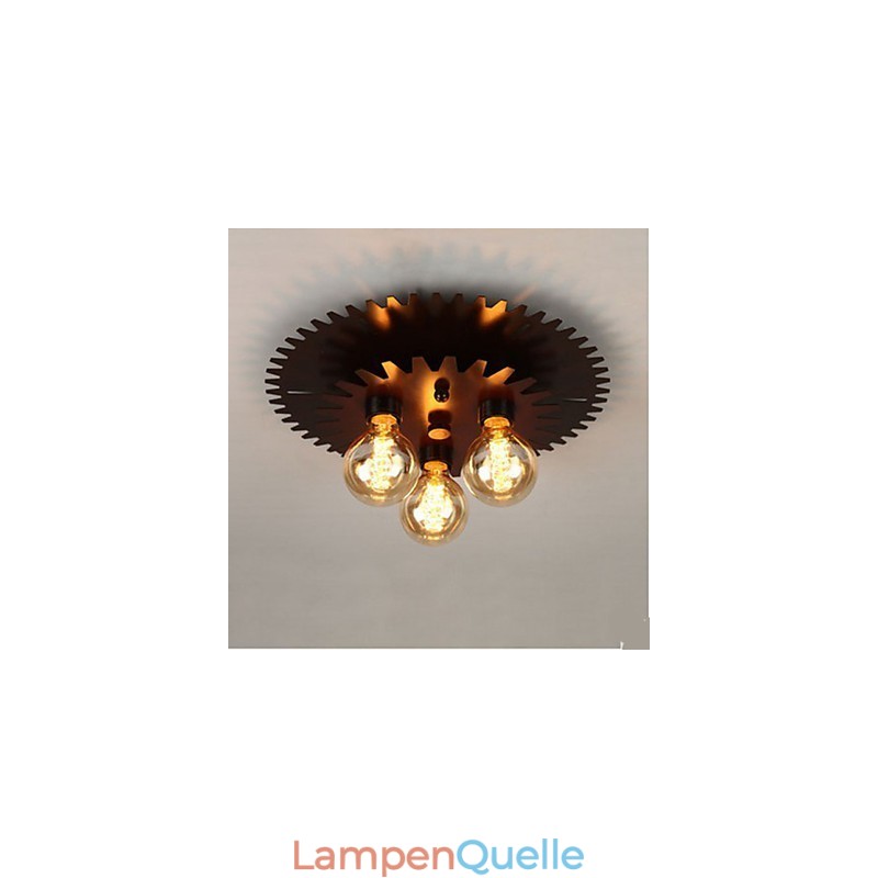 Schwarze geformte Deckenlampen Wandlampe Lampe einfache Maschinen
