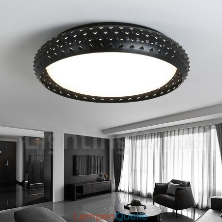 Moderne, zeitgenössische, integrierte Deckenleuchte aus Metall Moderne, zeitgenössische, integrierte Deckenleuchte aus Metall