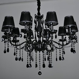 Kronleuchter Kristall Modern Zeitgenössisch Kristall 10 Licht Metall
