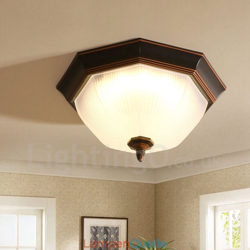 Rustic Lodge Integrierte Deckenleuchte