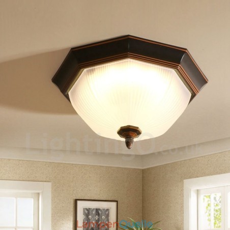 Rustic Lodge Integrierte Deckenleuchte