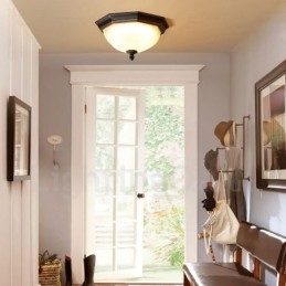 Rustic Lodge Integrierte Deckenleuchte