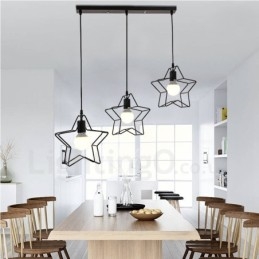 Moderne, integrierte Pendelleuchte mit 3 Lichtern