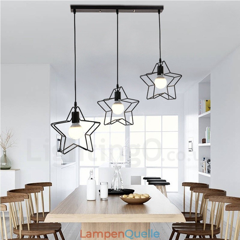 Moderne, integrierte Pendelleuchte mit 3 Lichtern