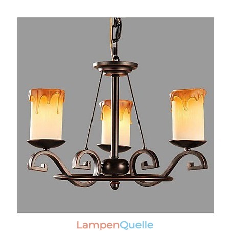 Studieren Sie den antiken Kerzenleuchter aus Eisen