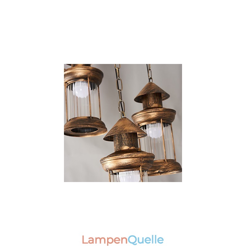 Rustikale Lodge Vintage Retro Mini-Stil Metall Pendelleuchte