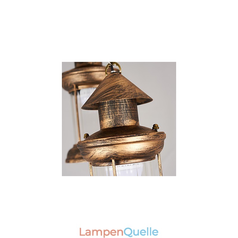 Rustikale Lodge Vintage Retro Mini-Stil Metall Pendelleuchte