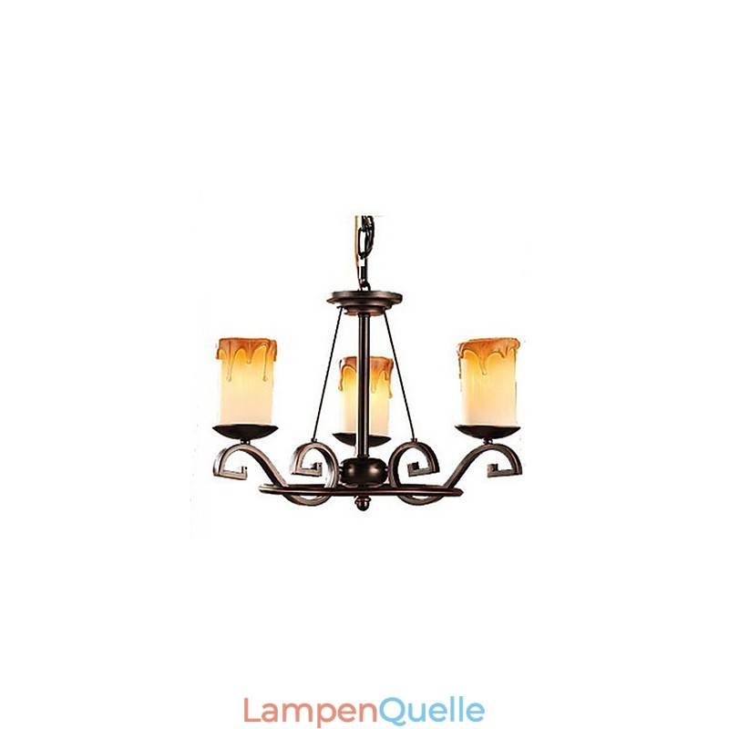 Studieren Sie den antiken Kerzenleuchter aus Eisen