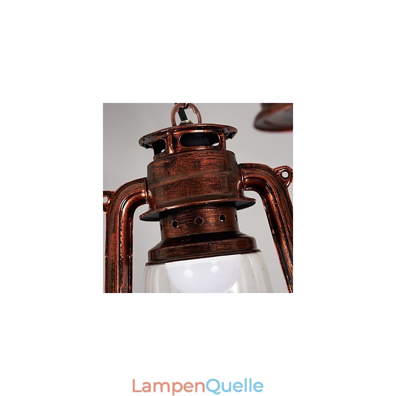 Rustikale Lodge Vintage Retro Mini-Stil Metall Pendelleuchte