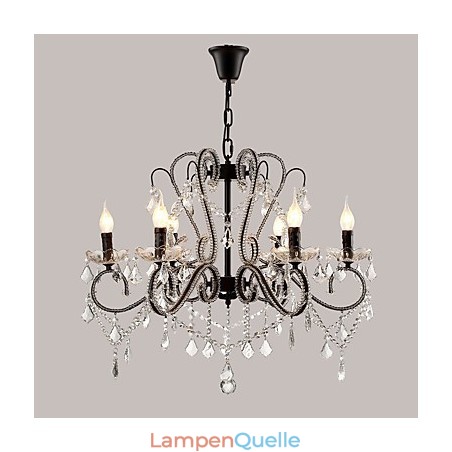 6 Lichter Kristall Kronleuchter Modern Zeitgenössisch Traditionell Klassisch Rustikal Lodge Vintage Retro 6 Lichter Kristall Kronleuchter Modern Zeitgenössisch Traditionell Klassisch Rustikal Lodge Vintage Retro