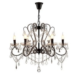 6 Lichter Kristall Kronleuchter Modern Zeitgenössisch Traditionell Klassisch Rustikal Lodge Vintage Retro
