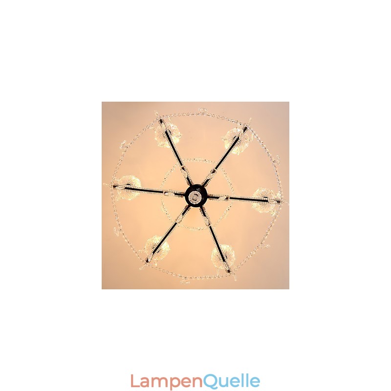 6 Lichter Kristall Kronleuchter Modern Zeitgenössisch Traditionell Klassisch Rustikal Lodge Vintage Retro