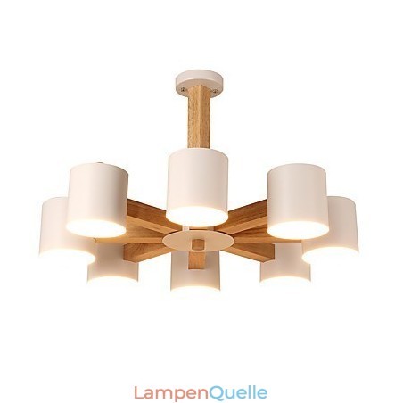 Kronleuchter mit 8 Lichtern, modern, zeitgenössisch, traditionell, klassisch, Vintage, Landhausstil, Holz-Funktion für Holz Kronleuchter mit 8 Lichtern, modern, zeitgenössisch, traditionell, klassisch, Vintage, Landhausstil, Holz-Funktion für Holz