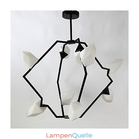 Neun Licht Post Moderne Metall mit Glas Pfirsich Kronleuchter Lampe die Kantine Schmücken Pendelleuchte Neun Licht Post Moderne Metall mit Glas Pfirsich Kronleuchter Lampe die Kantine Schmücken Pendelleuchte