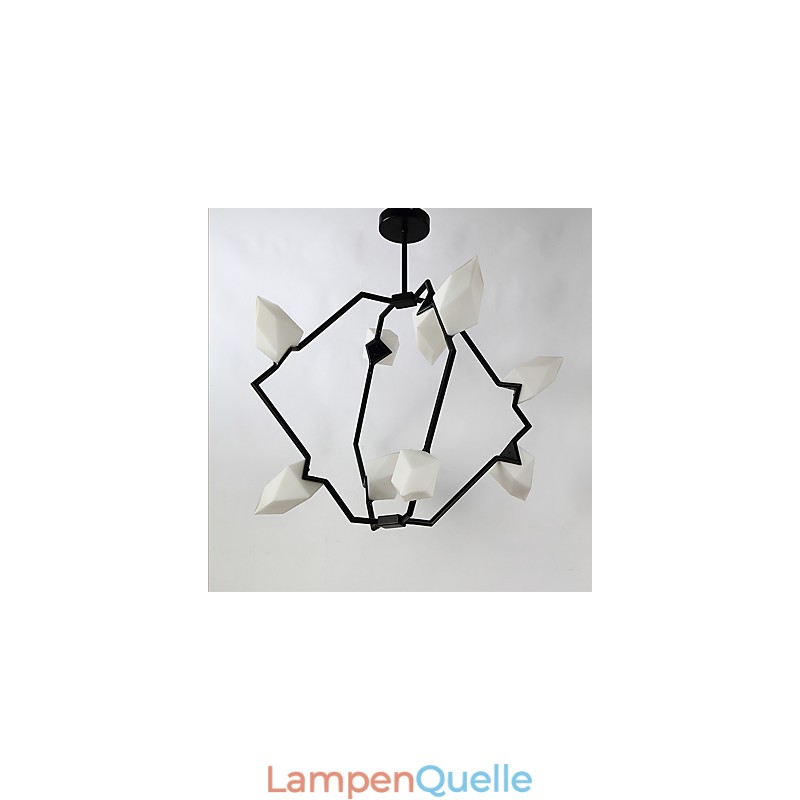 Neun Licht Post Moderne Metall mit Glas Pfirsich Kronleuchter Lampe die Kantine Schmücken Pendelleuchte