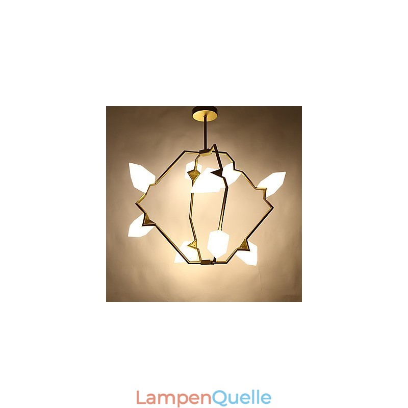 Neun Licht Post Moderne Metall mit Glas Pfirsich Kronleuchter Lampe die Kantine Schmücken Pendelleuchte