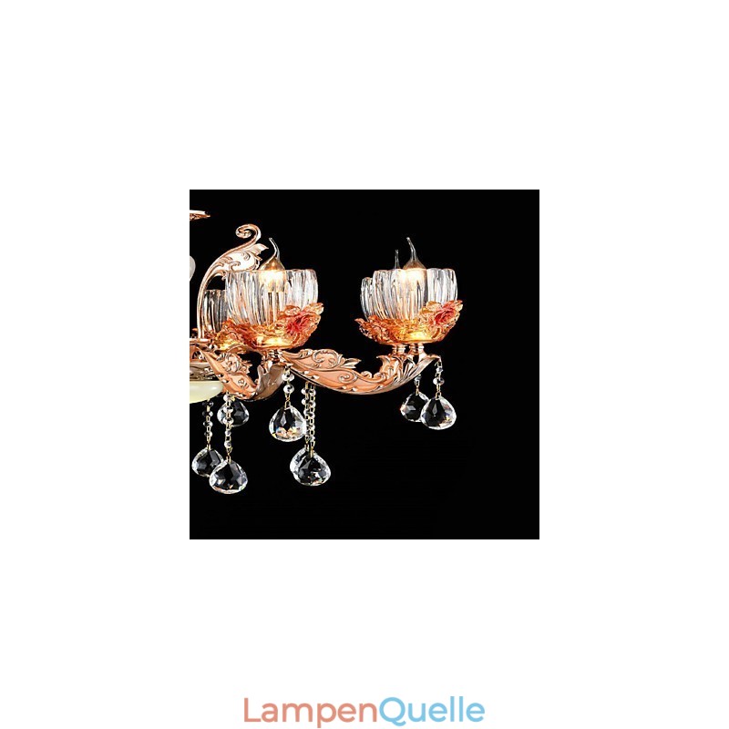 Moderne zeitgenössische traditionelle klassische Zinklegierungsfunktion für Kristall-Mini-Metallpendelleuchte