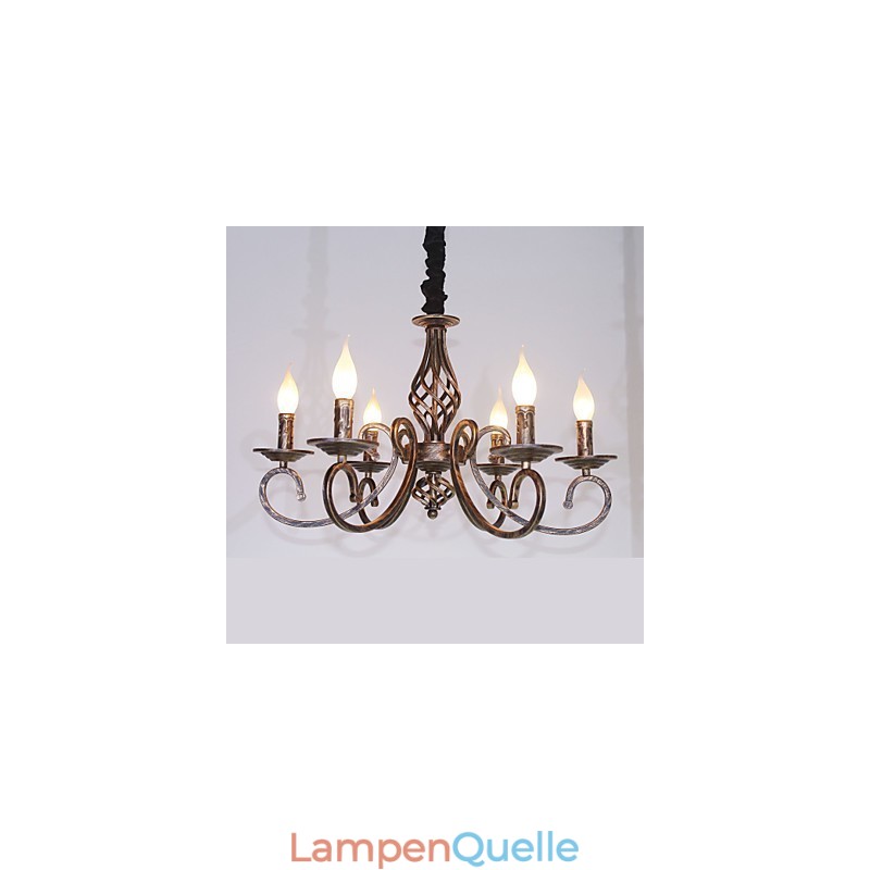 Retro Einfache Lampe Kupferfarbene Lampe Kerzenlampe