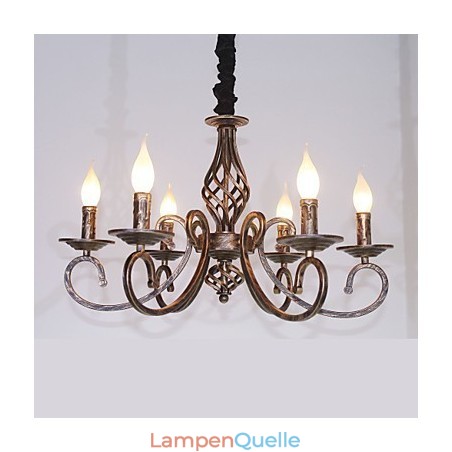 Retro Einfache Lampe Kupferfarbene Lampe Kerzenlampe Retro Einfache Lampe Kupferfarbene Lampe Kerzenlampe