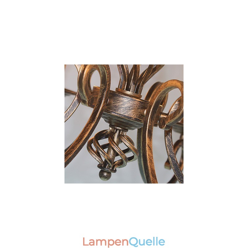 Retro Einfache Lampe Kupferfarbene Lampe Kerzenlampe