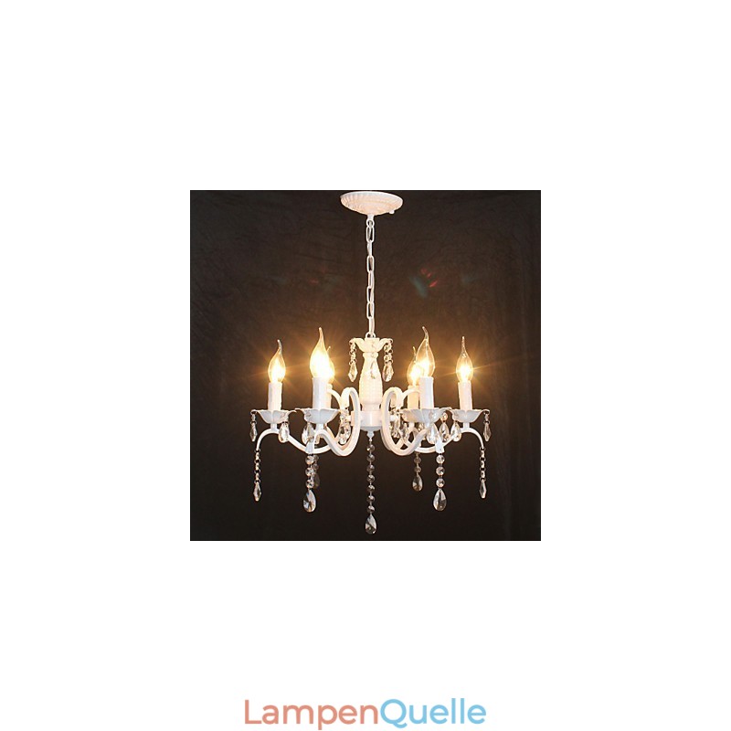 Kronleuchter Moderne Kristall Mini Kerze Stil Eisen Lampe Lampen