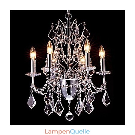 Modernes, zeitgenössisches, traditionelles, klassisches Landhaus-Chrom-Element für Kristall-Metall-Kronleuchter Modernes, zeitgenössisches, traditionelles, klassisches Landhaus-Chrom-Element für Kristall-Metall-Kronleuchter