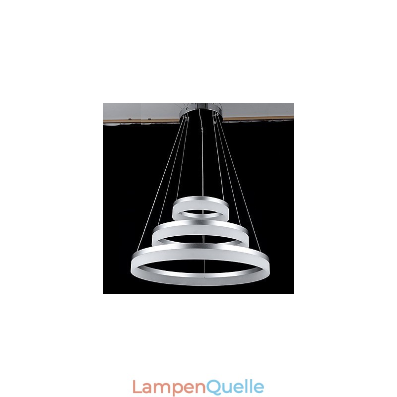 Runde Kronleuchter Lichter Beleuchtung Moderne Acryl Lampen Luxuriöse Drei Ringe Decke Leuchten