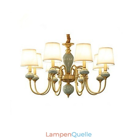 Kronleuchter, traditionell, klassisch, Landhausstil, Messing, für Mini-Stil, Metall, 8 Glühbirnen Kronleuchter, traditionell, klassisch, Landhausstil, Messing, für Mini-Stil, Metall, 8 Glühbirnen