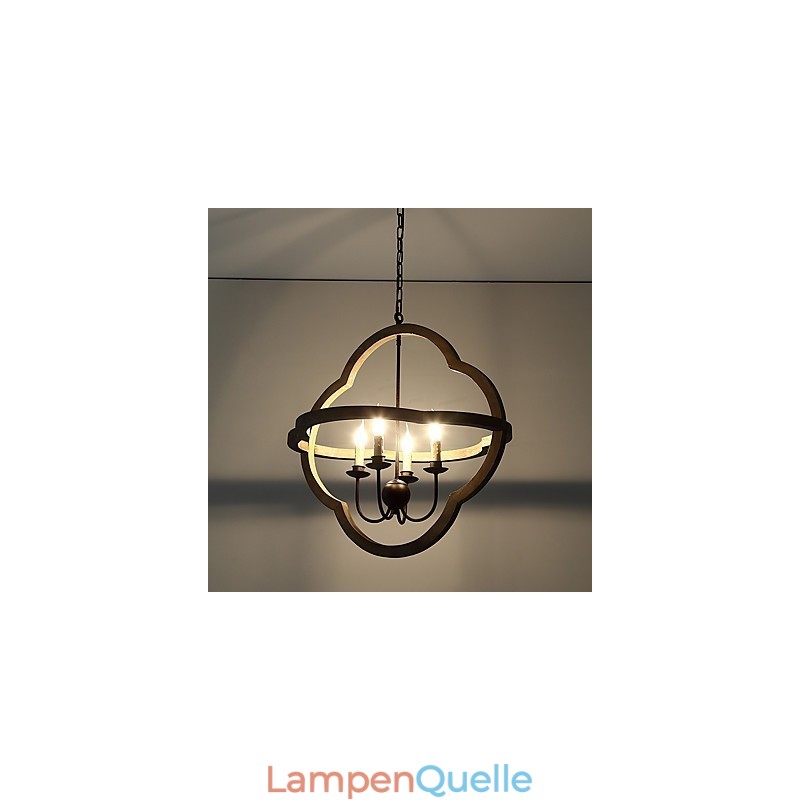 Vintage Metall American Industrial Loft Malerei Farbe Holz Kronleuchter Lampe die Indoor Dekorieren Pendelleuchte