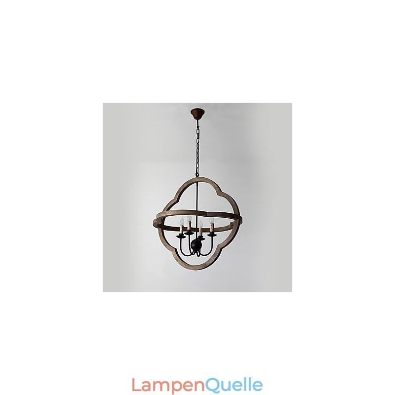 Vintage Metall American Industrial Loft Malerei Farbe Holz Kronleuchter Lampe die Indoor Dekorieren Pendelleuchte