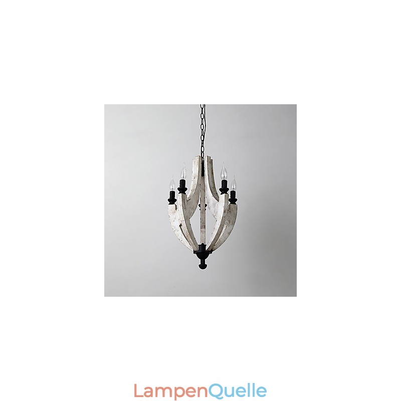 Vintage Malerei Feature Mini Stil Holz Bambus Kronleuchter Lampe die Dekorieren Pendelleuchte