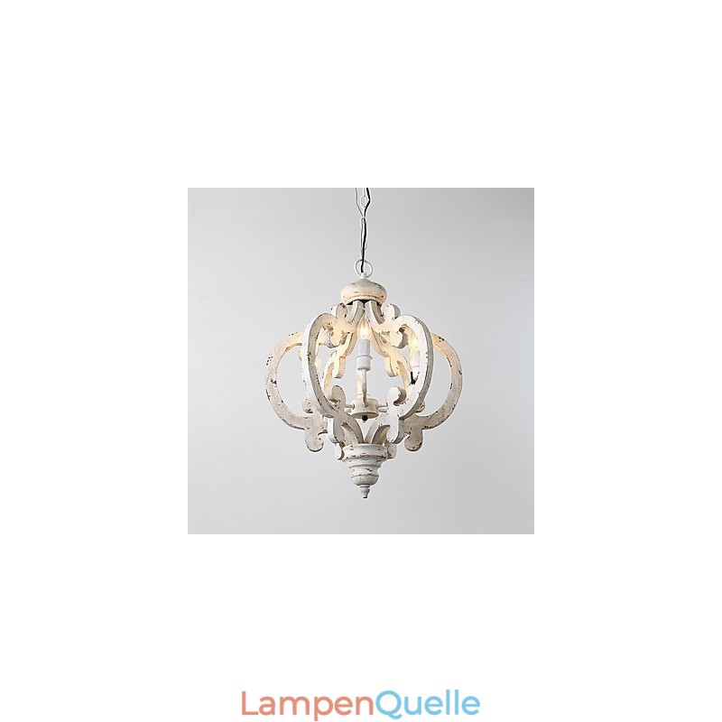 Vintage Malerei Feature Mini Stil Holz Bambus Kronleuchter Lampe die Dekorieren Pendelleuchte