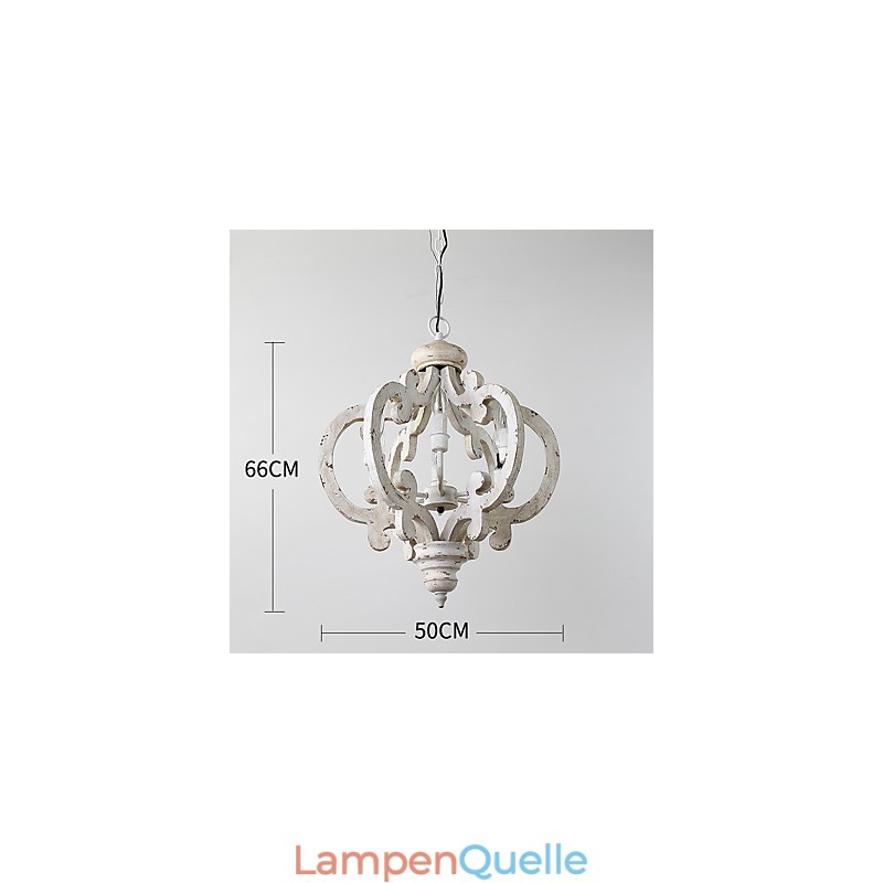 Vintage Malerei Feature Mini Stil Holz Bambus Kronleuchter Lampe die Dekorieren Pendelleuchte