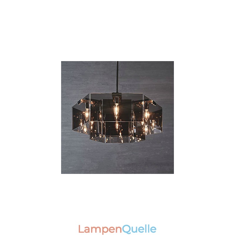 Rustikales Lodge-Malerei-Feature für Designer, Metall-Kronleuchter für den Innenbereich mit 6 Glühbirnen