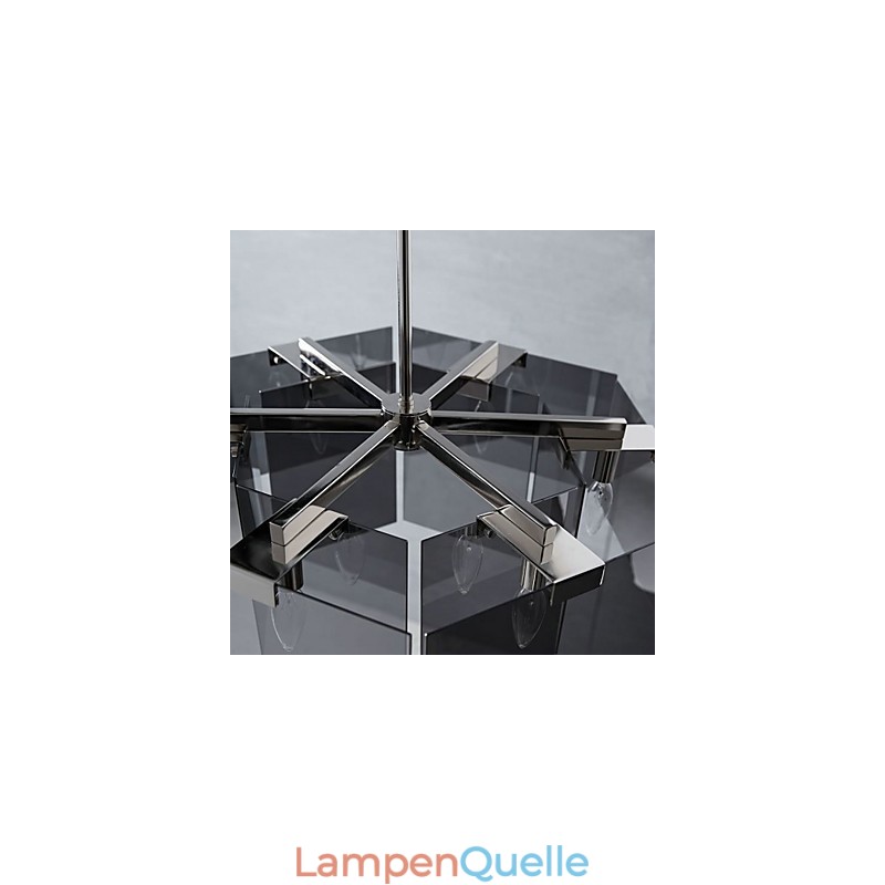 Rustikales Lodge-Malerei-Feature für Designer, Metall-Kronleuchter für den Innenbereich mit 6 Glühbirnen