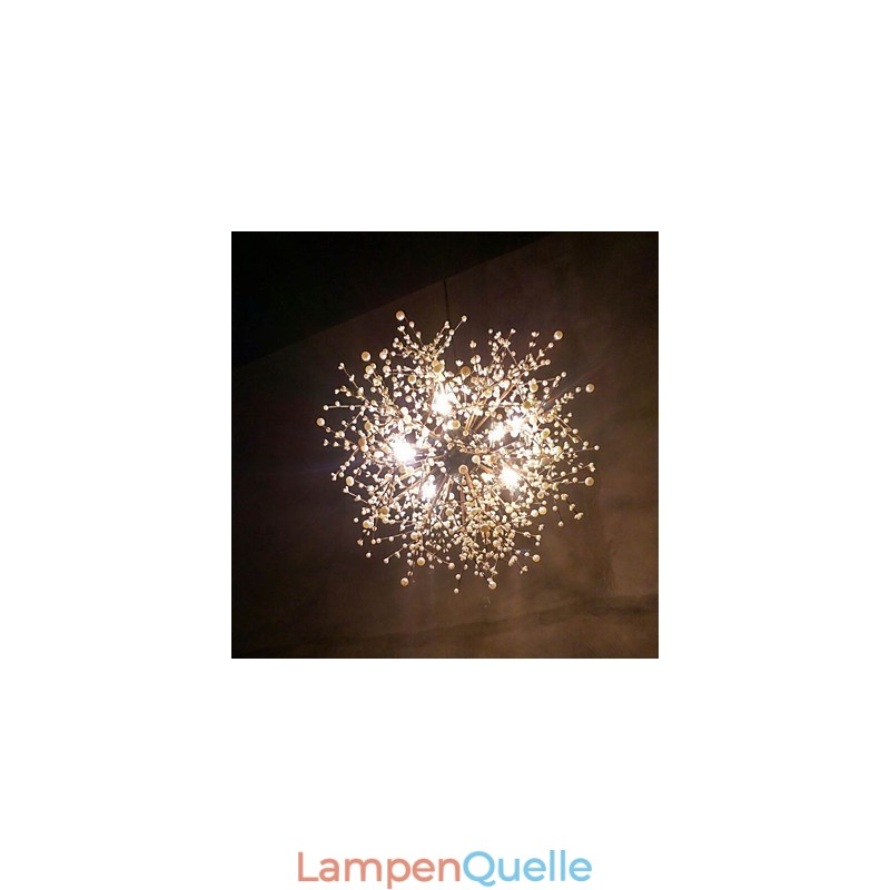 Moderner Kronleuchter Feuerwerk Vintage Schmiedeeisen mit 8 Lichtern Kronleuchter Insel Pendelleuchte Deckenleuchte