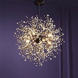 Moderner Kronleuchter Feuerwerk Vintage Schmiedeeisen mit 8 Lichtern Kronleuchter Insel Pendelleuchte Deckenleuchte