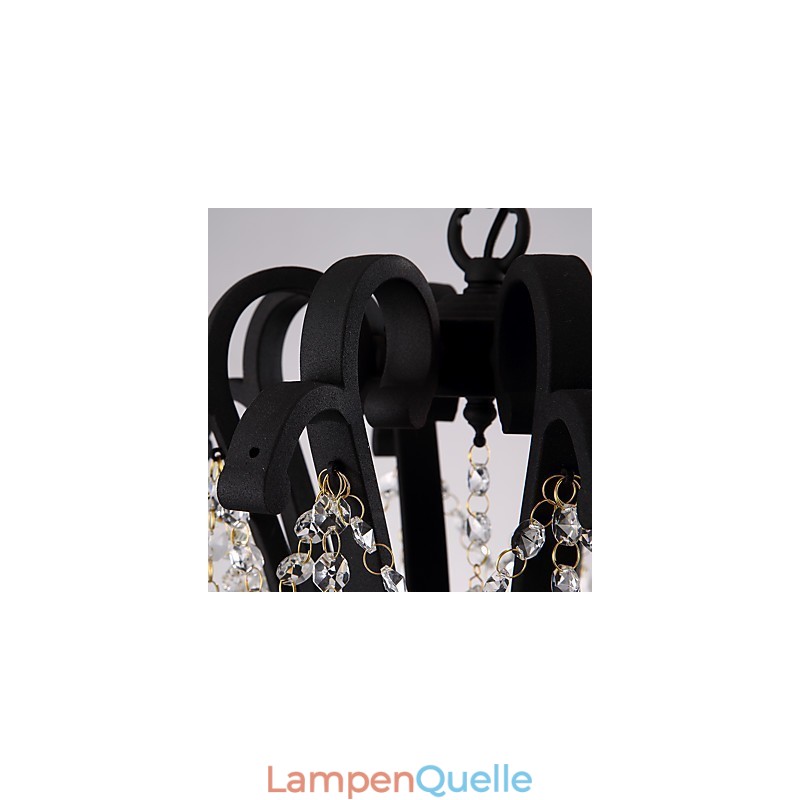 5 Lichter Kristall Kronleuchter Modern Zeitgenössisch Traditionell Klassisch Rustikal Lodge Vintage Retro Laterne Trommel Land Malerei