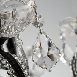 8 Lichter Kristall Kronleuchter Modern Zeitgenössisch Traditionell Klassisch Rustikal Lodge Vintage Retro