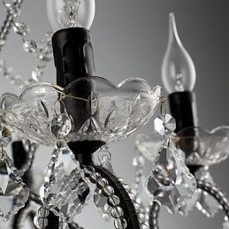 8 Lichter Kristall Kronleuchter Modern Zeitgenössisch Traditionell Klassisch Rustikal Lodge Vintage Retro