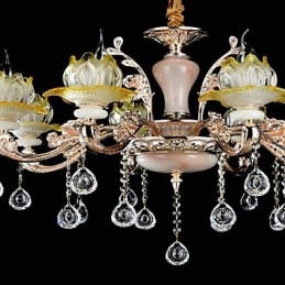 Moderne zeitgenössische traditionelle klassische Zinklegierungsfunktion für Kristall-Mini-Metallpendelleuchte