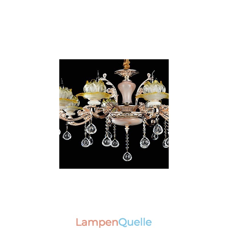 Moderne zeitgenössische traditionelle klassische Zinklegierungsfunktion für Kristall-Mini-Metallpendelleuchte