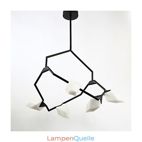 Fünf Licht Post Moderne Metall mit Glas Pfirsich Kronleuchter Lampe die Kantine Schmücken Pendelleuchte Fünf Licht Post Moderne Metall mit Glas Pfirsich Kronleuchter Lampe die Kantine Schmücken Pendelleuchte